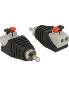 Delock Terminalblock RCA Stecker Image 1