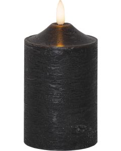 Star Trading LED-Kerze Pillar Kerze Schwarz 7.5 cm x 15 cm, Schwarz Image 1