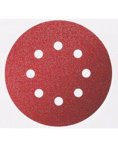 Bosch Professional Zubehör Schleifblatt C430, 125 mm, 80, 8 Löcher, Klett, 5er-Pack Image 1