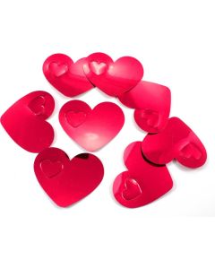 Folat Tabelle Confetti XL-Rot-Herzen Image 1