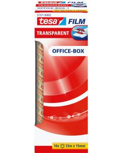 tesa 10x tesafilm TRANSPARENT - mit starker Haftung - alterungsbeständig und reißfest Image 1