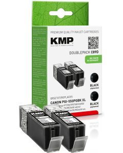 KMP C89D Tintenpatrone sw DP kompatibel mit Canon PGI-550PGBK Image 1