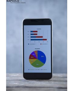 Kapsolo Displayschutzglas - vollflächiges Displayschutz mit abgerundete Kanten - Temperg Image 1