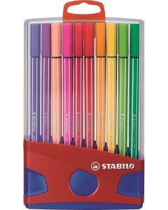 STABILO Pen 68 Colorparade Red, 20 Stück. Image 1