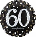 Amscan Ballon 60 Jahre "Alles Gute zum Geburtstag".