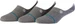 Stance Socken Icon No Show Heather Grey 3er-Pack