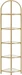 Vasagle Eckregal gold 28,0 x 28,0 x 158,0 cm