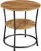 Vasagle Beistelltisch 54 x 55 cm, Walnussbraun / Schwarz