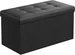 Songmics Sitztruhe LSF105 schwarz Leder 76,0 cm