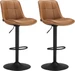 Vasagle Barhocker 2er Set 48 x 90 cm/112 cm