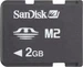 SanDisk Memory Stick Micro M2 2GB, inkl. MS Pro D