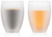 Bodum Trinkglas Pavina 2er Set Weiss, milchig, 0.35 l
