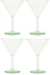 Bodum 4 Martini-Gläser aus resistenten und wiederverwendbarem Kunststoff