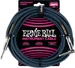 Ernie Ball Instrumentenkabel 6060 – 7.62 m, Blau/Schwarz, Länge: 7.62