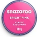Snazaroo Schminkfarbe Blister 18 ml, Leuchtrosa