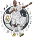 Iconic Vinicius Jr. - Real Madrid - Holz Puzzle Grösse M (270 Teile)