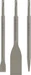 Bosch Professional Zubehör 3-tlg. Meisselset, SDS plus, 0/20/40 mm