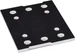 Bosch Professional Zubehör Schleifplatte, 110 x 100 mm, mit Kletthaftung