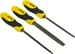Stanley Ripperfeilen - dreieckig, flach, rund 150mm 3 Stk. (22-445)