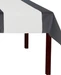 PROnappe PRO nappe Tischläufer Tête-à-tête 40 cm x 4.8 m, Weiss