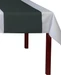 PROnappe PRO nappe Tischläufer Tête-à-tête 40 cm x 4.8 m, Schwarz