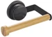 MSV Toilettenpapierhalter Nature/Schwarz matt