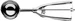 WMF Eisportionierer 21x5,5cm Reis Portionierer Püreeportionierer Gourmet Edelstahl