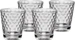 WMF Wassergläser Set 4tlg Gläser 265ml Wabenmuster Kristallglas hitzebeständig