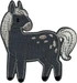 Mono Quick Pferd grau