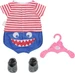Zapf Creation Zapf 834268 BABY born Bath Pajamas & Clogs 43cm