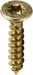 FTM Spanplattenschrauben Senkkopf 3 x 12 mm Stahl, 16 Stück