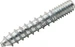 FTM Stockschrauben, Stahl verzinkt M4 x 25 mm, 4 Stück