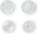 Prym Druckknopf Color Snaps, transparent glänzend 12.4 mm, Karte 30 Stk.
