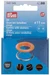 Prym Ösen mit Scheiben MS, orange-silberfarbig 11 mm, 20 Stk.