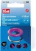 Prym Ösen mit Scheiben MS, pink-silberfarbig 14 mm, 15 Stk.