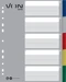 von Hallers Register Blanko, A4, 1-5