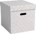 von Hallers Archivschachtel Cube 29 l, 3 Stück, Weiss