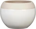 Scheurich Blumentopf Blanco 718, 12.3 cm, Weiss, Detailfarbe: Beige