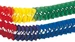 Papstar Girlande Rainbow 10 m, Mehrfarbig