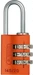 Abus Zahlenschloss 145/20 Lock-Tag Orange Aluminium
