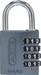 Abus Zahlenschloss 144/40 Silbergrau