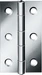 Vormann Schmale Scharniere verzinkt 50 x 31 mm