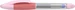Schneider Tintenroller Base Ball, M, königsblau, Mine auswechselbar, transparent-rot