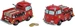 G. Wurm Spardose Feuerwehrwagen 10 x 17 x 11 cm