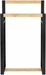 Wenko Handtuchhalter Braidi Natural/Schwarz