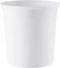 Han Papierkorb Re-LOOP, 13 Liter, weiss 13 Liter, 100 % recycelter Öko-Kunststoff