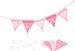 Goki Buchstabenwimpelkette rosa mit 10 Wimpeln