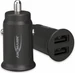 Ansmann Ladegerät InCar Charger 12-24V DC/1000mA/12W/KFZ/2xUSB/5V bl