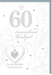 Braun + Company Glückwunschkarte Hochzeitstag 60 11.5 x 17 cm
