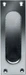 FSB Schiebetürmuschel 42 4211 Aluminium F1 / naturfarbig käntig blind Länge 120 mm Breite 40 mm